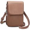 befen Piccola Borsa a Tracolla in Vera Pelle per Donne, Borsa a Tracolla per Telefono Cellulare con Slot per Carte di Blocco RFID