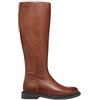 Geox D Serilda Knee High Boot, Light Brown, 42 EU, marrone chiaro, 42 EU