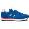 SUN68 Uomo Sneakers Basse Z36101 Pelle Blu 43