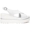 Nero Giardini E513515D Sandali Donna in Pelle - Bianco 38 EU