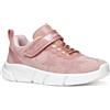 Geox J ARIL Girl B - Scarpe da Ginnastica Bambina, Lt Rose,