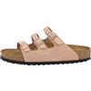 Birkenstock 1031813 Florida Fresh Soft Pink Sandalo con Tripla Fibbia in Pelle Rosa