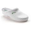 SANIFLEX 961-1 Certificato Medico Zoccoli Sabot Pantofole Scarpe di Pelle, Uomo, Bianco, EU 41