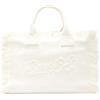 SUN68 Borsa a Mano Donna Bianco panna W36208 Taglia Unica