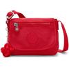Kipling womens Sabian Mini Crossbody Bag, Red Rouge, 7.75 L x 5.75 H 3.5 D US