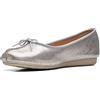 Clarks Freckle Ice, Ballerine Donna, Argento Silver Metallic, 37 EU