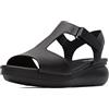 Camper Balloon K200612, Sandali con Chiusura a T Donna, Nero 005, 41 EU