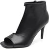 IF Stivaletti Scarpe da Donna Sandali A Tronchetti Spuntati da Sera Cerimonia Matrimonio Tacco A Spillo LY7901 Nero N.38