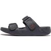 Fitflop Gogh Moc - Leather, Sandali a ciabatta Uomo, Blue (Midnight Navy 399), 45 EU