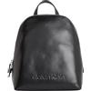 Calvin Klein Donna Zaino Embossed Round Elegante, Nero (Ck Black), Taglia Unica
