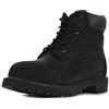 Timberland 6 in Premium Waterproof - Stivali Classici Unisex Bambini, Nero (Black Nubuck), 34 EU