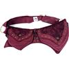 GURU SHOP Festival Ethno Sidebag, Borsa a Tracolla, Marsupio Elfico - Rosso Bordeaux, Unisex - Adulti, Cotone, Size:One Size, Sidebags Fanny Pack