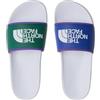 The North Face NF0A4T2RCN0 M BASE CAMP SLIDE III Uomo, TNF BLUE/TNF GREEN EU 39