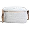 Liu Jo Borsa a Tracolla Caliwen, Motivo Monogramma Marrone, Poliestere, 30x21x7.5 cm, Tracolla Regolabile e Rimovibile