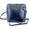 Woodland Leather Piccola Vera Pelle Borsa A Tracolla In Vera Pelle Borsa A Tracolla Per Le Donne Mini Borsa A Tracolla Italiana Cinghia Di Alta Qualità, Marina Militare