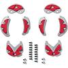 Sidi RecamB.- Suola MTB Dragon 2 Spider 012-GR/rosso 41-44 ricariche, per Adulti, Unisex, Multicolore, Taglia Unica