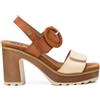 XTI 144088, Sandali Donna, Cammello 46, 39 EU
