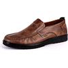 Asifn Mocassini Senza Pelle Acci Piatti Casual da Uomo Mocassini in Pelle Fatti a Mano Scarpe Guida Traspiranti di Moda Classico