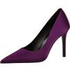 Generico Scarpe Donna con Tacco Alto con Tacco a Spillo 10 cm Viola Elegante Scarpe de Moda décolleté a Punta Tacco per Matrimoni, Galà, Appuntamenti e Feste-Numeric_39