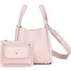 YONBEN Borsa tote in pelle morbida borsa tote con cerniera e tasche in ecopelle con cerniera borsa tote elegante da donna in pelle