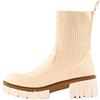 Ciabalù Anfibi Donna Platform Stivali Invernali Suola Track (Beige, numeric_39)