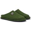 LE TIROLESI - Pantofola Sestriere in lana REWOOLY® con stella alpina, sottopiede estraibile e fondo in feltro - Made in Italy