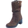 IGI&Co 6660411 Scamosciato Castagno Tronchetti accollati con Tacco Medio per Donna in Nabuk
