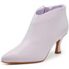 IF Fashion Tronchetti Stivali Stivaletti A Punta Scarpe da Donna Con Tacco MP413-9 lilla N.38