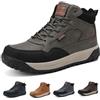 ARRIGO BELLO Scarpe Invernali Uomo Stivali Neve Foderati di Caldo Scarpe Trekking Alpinismo Antiscivolo 41-46 (Verde 44)