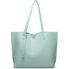 Dreubea - Borsa a tracolla da donna in morbida pelle sintetica, borsa tote, a spalla, a mano, con nappa, di grande capacità