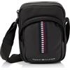 Tommy Hilfiger Uomo Borsa a Spalla Mini Reporter Piccola, Nero (Black), Taglia Unica