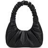 CYHTWSDJ Alla moda per le donne carino Hobo Tote borsa mini pochette con cerniera