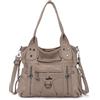 Angel Kiss Borse Hobo da donna in pelle vegana, a tracolla e a mano, capienti borse tote da donna con tracolla