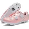 Hixingo Scarpe da Ciclismo MTB per Uomo Donna MTB Compatibili Pedali SPD Traspirante Unisex Scarpe Mountain Bike Ciclismo All'aperto per Bici, 37-47 EU (Rosa,37)