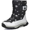 Mishansha Stivali Neve Bambini Stivaletti Ragazze | Doposci Scarponcini Imbottiti di Pelo，Scarpe Invernali，Comodi Caldi e Antiscivolo Outdoor，La corsa，Lo slittino，Lo sci