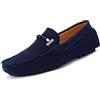 Xinghuanhua Scarpe da Guida comode Mocassino Scarpe in Pelle Morbida Pantofole Penny Scarpe alla Moda Antiscivolo Scarpe da Guida Casual Piatto