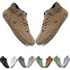 Generico Stivali Alti Fatti a Mano Italiani, Scarpe Beck da Uomo Impermeabili, Pelle Leggera Antiscivolo Traspirante Outdoor Trail Sport Walking Casual Chukka Sneakers for Uomo E Donna(marrone,40 EU)