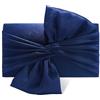 HuiYStar Borsa da sera in raso, pochette da donna, elegante pochette per formale/festa/ballo di fine anno/matrimonio, Blu