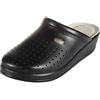 Dr.Punto Rosso Dr Punto Rosso Medical Comfort 100SB Zoccoli Sabot Pantofole Scarpe Pelle Donna, Nero, EU 37