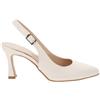 Valleverde SCARPE DECOLTE SANDALI DONNA 19101 PELLE CREMA ORIGINALE PE 2024 Taglia 36 Colore Beige