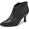 IF Fashion Tronchetti Stivali Stivaletti A Punta Scarpe da Donna Con Tacco MP413-9 nero N.36