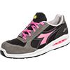 Diadora Run Net Airbox Low S1p Src, Scarpe da Ginnastica Uomo, Grigio (Smoke Black), 36 EU