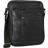 STILORD "Diego" Borsa Uomo a Tracolla Piccola in Pelle Borsello in Cuoio Vintage Messenger Bag Sottile Borsa per Tablet Colore:marrone antico