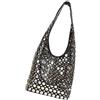Psdndeww [Psdndeww] Borsa a tracolla alla moda creativa con dettaglio da braccio, borsa in pelle PU con borchie, varie occasioni
