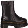 Dr. Martens DR MARTENS 8 Eye Boot, Anfibi Unisex-Adulto, Black Nappa Lux & Black Ajax & Black Soft Patent Pu, 42 EU