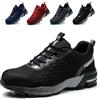 TQGOLD Scarpe Antinfortunistiche Uomo Donna Leggere Comodo | Scarpe da Lavoro con Punta in Acciaio | Ammortizzazione Traspiranti Antiscivolo | ideali per Cantiere, Magazzino