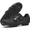 Hixingo Scarpe da Ciclismo MTB per Uomo Donna MTB Compatibili Pedali SPD Traspirante Unisex Scarpe Mountain Bike Ciclismo All'aperto per Bici, 37-47 EU (Nero,44)