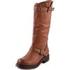 Toocool Stivali Donna Biker Boots Motociclista Casual Imbottiti Inverno YG883