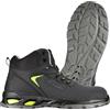 BWOLF HIS3S Scarpe Antinfortunistiche da Uomo Alte S3 da Materiale Innovativo, Impermeabili, 4x4 Grip Tech, Suola Ergo ESD, Nero, 40 EU
