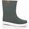 3Kamido GoStyle Stivali di gomma - stivali di gomma per bambini molto eleganti e alla moda, con nastro riflettente 3M, soletta antibatterica e suola antiscivolo (verde scuro, 27/28)